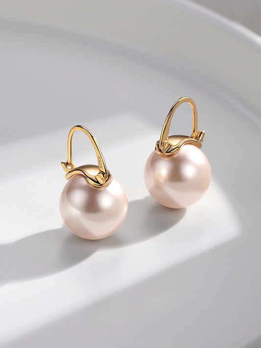 Elegant Pearl Locker Earrings