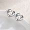 Petite Pearl Heart-shaped Earrings